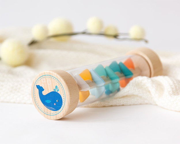 Palo de lluvia de madera